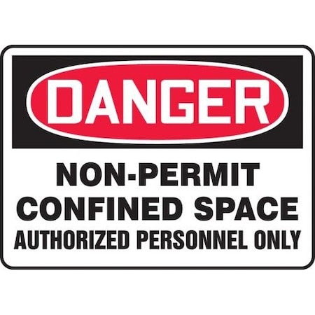 OSHA DANGER SAFETY SIGN NONPERMIT MCSP020XT